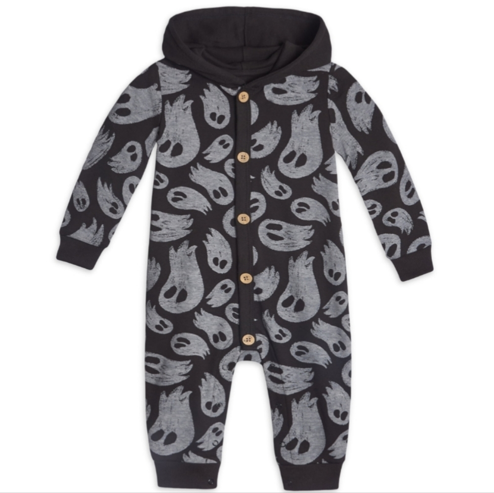 Baby ghost romper with hood 6-9 months